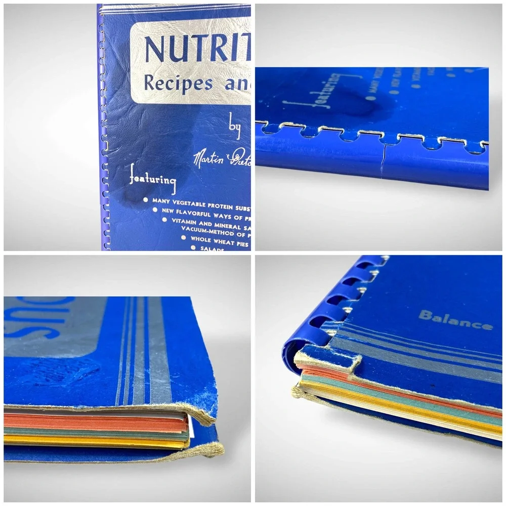 Martin W Pretorius Nutritious Recipes & Meals Cookbook 1948‎ Vintage